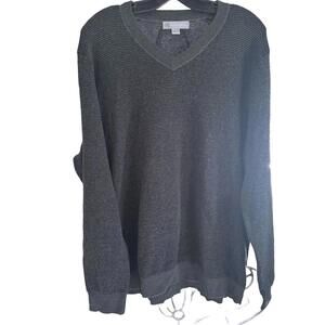Cloudveil Men's Knit Primaloft Grey V-Neck Sweater - XXL